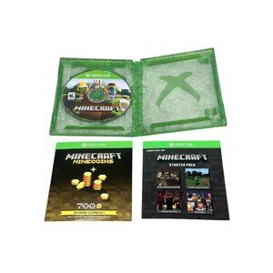 Xbox One Minecraft Great Condition-Minecoin & Starter Pack Codes-No Game Label